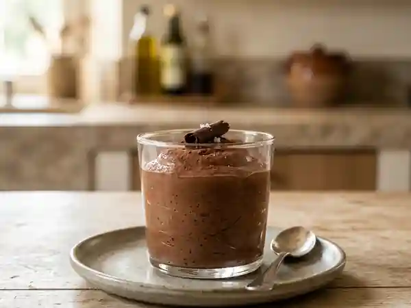 Mousse au chocolat intense et veloutée - Photo de présentation