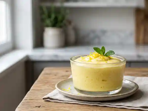 Mousse au citron légère et facile à réaliser - Photo de présentation