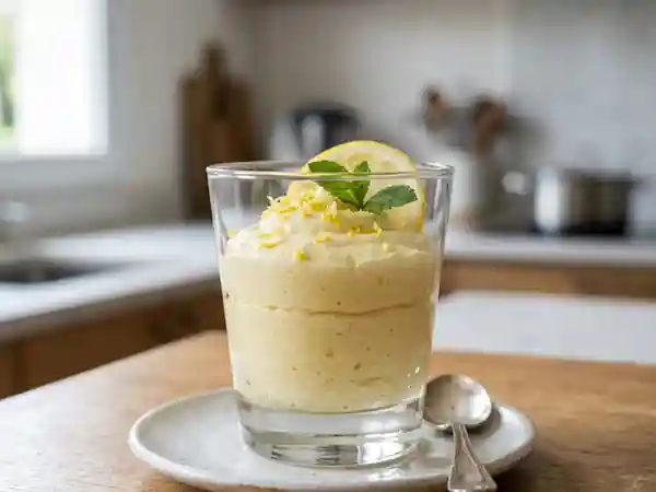 Mousse au citron légère et gourmande - Photo de présentation