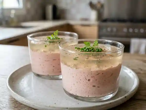 Mousse de jambon onctueuse en gelée - Photo de présentation