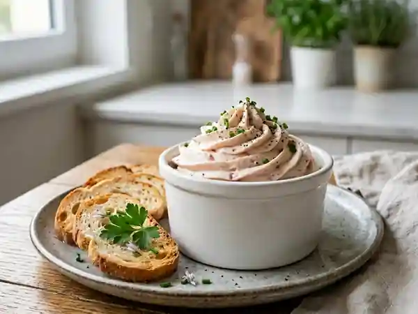 Mousse de jambon légère et onctueuse : recette facile et rapide - Photo de présentation