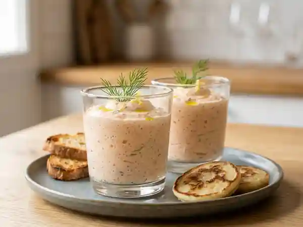 Mousse de saumon fondante à l'aneth - Photo de présentation