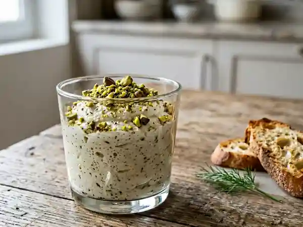 Mousse d'esturgeon onctueuse et pistaches - Photo de présentation