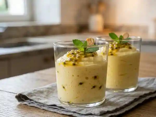 Mousse passion aérienne et acidulée - Photo de présentation