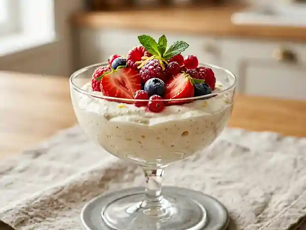 Nuage de Mascarpone aux Fruits Rouges - Photo de présentation