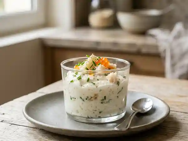Mousse de cabillaud citronnée et aérienne - Photo de présentation