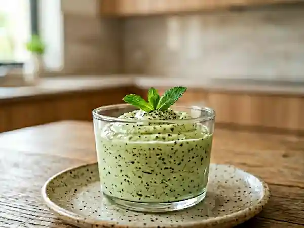 Mousse de concombre onctueuse et menthe fraîche - Photo de présentation