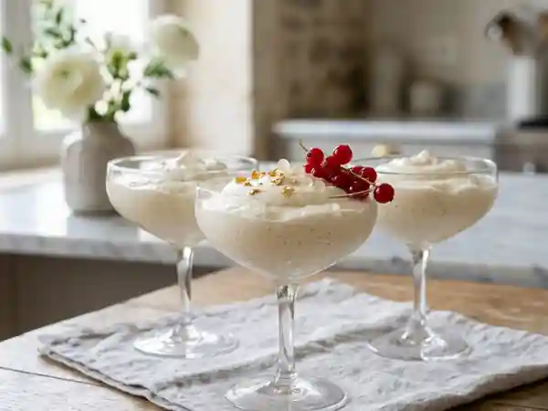 Mousse au Champagne Perlée et Nuageuse - Photo de présentation