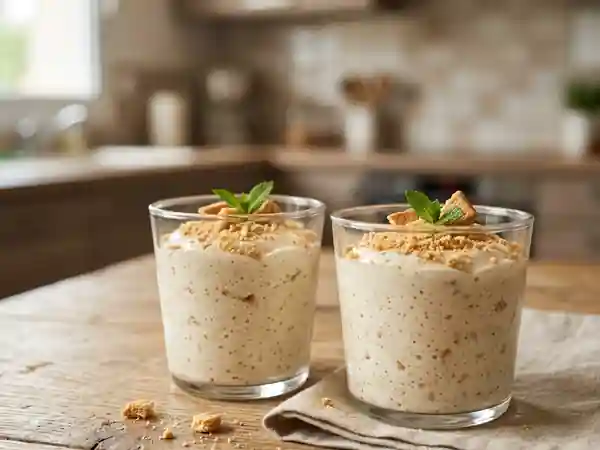 Mousse aux biscuits aérienne et vanillée - Photo de présentation