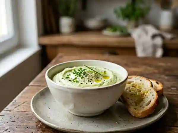Mousse légère et onctueuse de courgettes fraîches - Photo de présentation