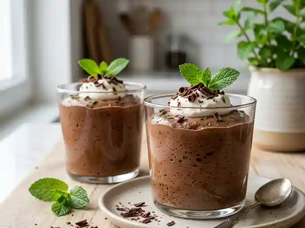 Mousse Menthe-Chocolat Nuageuse - Photo de présentation