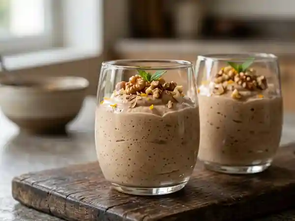 Mousse Onctueuse Marron et Noix Croquantes - Photo de présentation