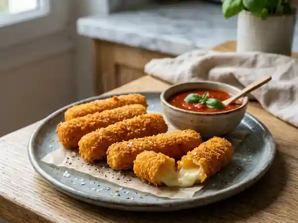 Mozzarella panée croustillante : recette facile et gourmande - Photo de présentation