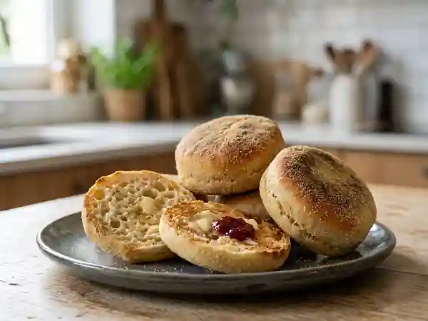 Muffins anglais extra-moelleux à la semoule - Photo de présentation