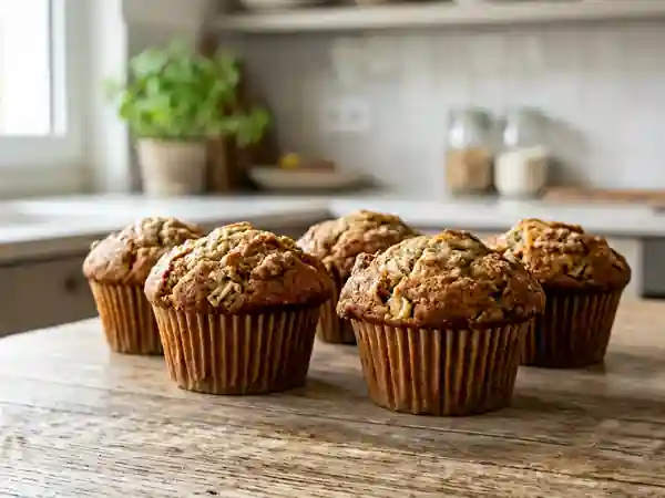 Muffins moelleux à la banane : recette facile et gourmande - Photo de présentation