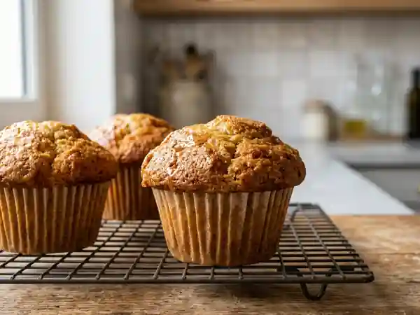 Muffins moelleux au miel : recette facile et gourmande - Photo de présentation