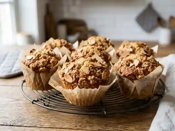 Muffins Moelleux à la Cannelle et Streusel - Photo de présentation