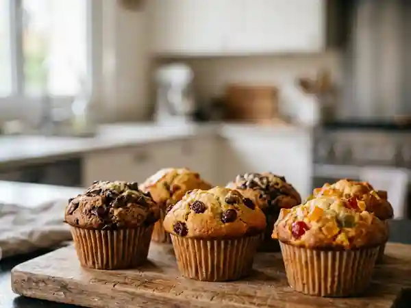 Muffins Moelleux Vanillés et Gourmands - Photo de présentation