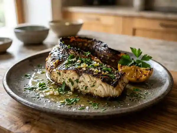 Murène grillée à la provençale : recette savoureuse et facile - Photo de présentation