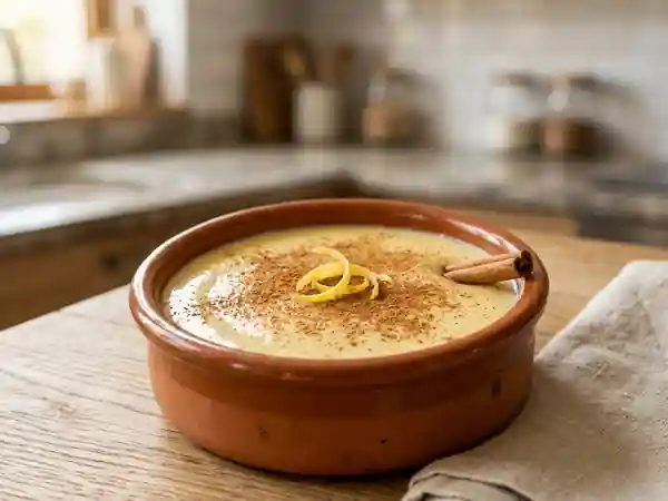 Natillas onctueuses au citron et cannelle - Photo de présentation
