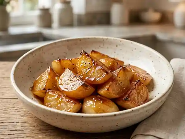 Navets fondants au miel et beurre noisette - Photo de présentation