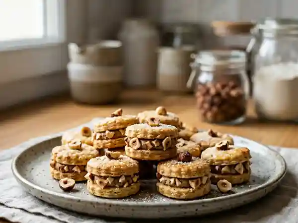 Noisettins maison : petits fours gourmands aux noisettes - Photo de présentation