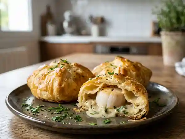 Noix de Saint-Jacques en Chemise : Recette Raffinée et Facile - Photo de présentation
