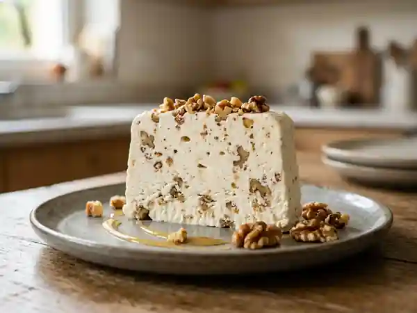 Nougat glacé au mascarpone : dessert glacé gourmand et onctueux - Photo de présentation