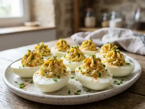 Oeufs Mayo Crémeux et Éclats de Cornichons - Photo de présentation