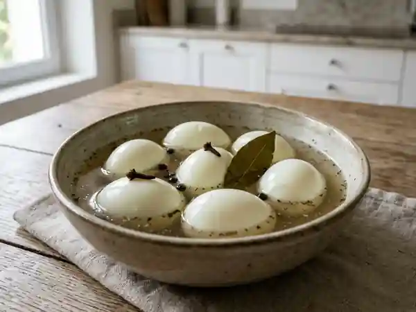 Œufs au Vinaigre Maison : Recette Facile et Savoureuse - Photo de présentation