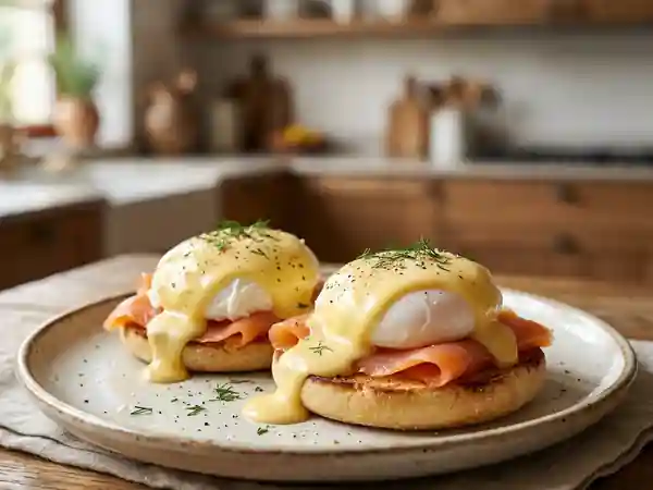 Oeufs Bénédictine Fondants au Saumon Fumé - Photo de présentation