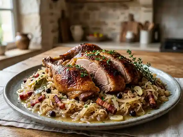 Oie à la Strasbourgeoise : Recette Traditionnelle de Martins Gans - Photo de présentation