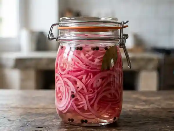Oignons au Vinaigre Maison : Recette Facile et Savoureuse - Photo de présentation
