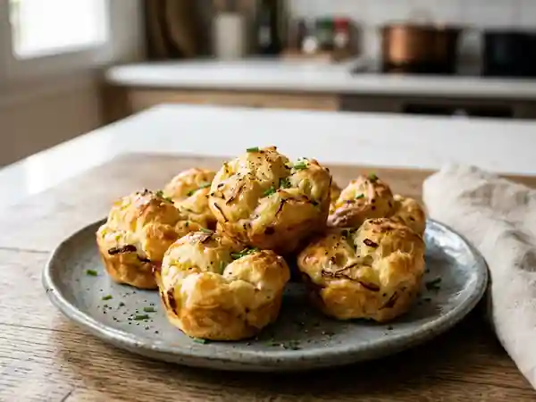 Oignons Soufflés au Chèvre Fondant - Photo de présentation