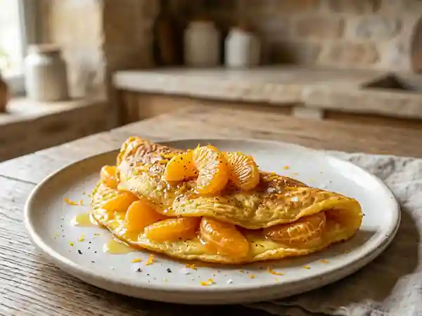 Omelette Fondante aux Éclats de Clémentine - Photo de présentation