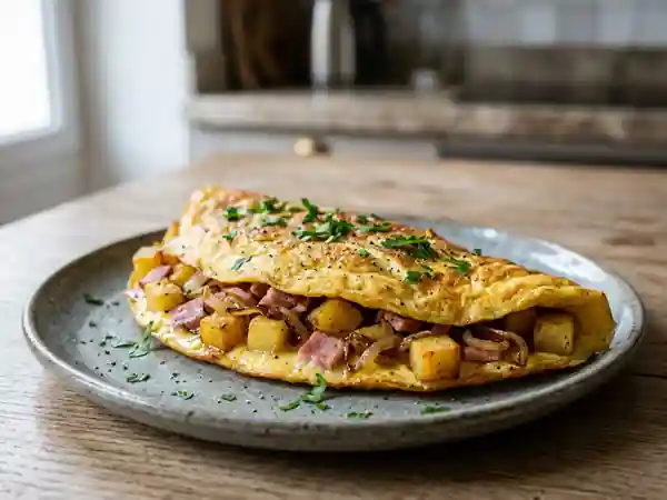 Omelette Russe Savoureuse et Facile à Préparer - Photo de présentation