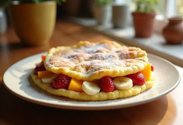 Omelette soufflée aux fruits frais et rhum : douceur aérienne et parfum exotique