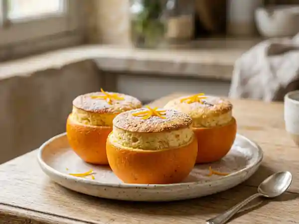Oranges Farcies Soufflées : Dessert Légèrement Aérien et Fruité - Photo de présentation