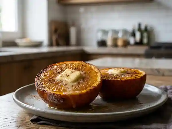 Oranges rôties à la cendre : dessert traditionnel et parfumé - Photo de présentation
