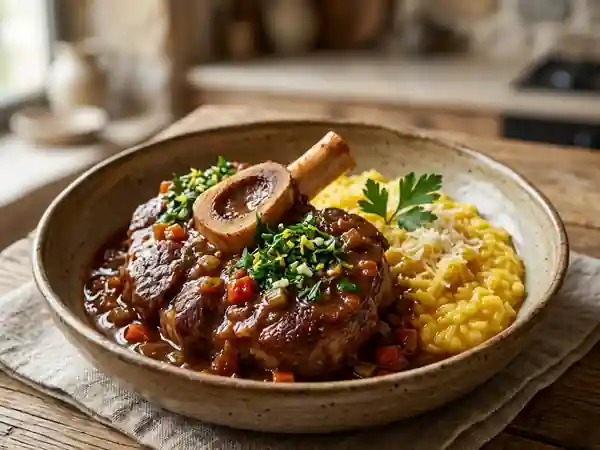 Osso Bucco fondant à la milanaise - Photo de présentation