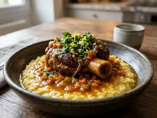 Osso Buco fondant à la gremolata - Photo de présentation