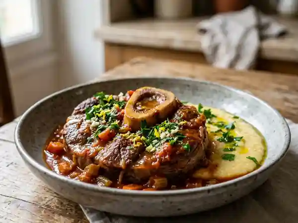 Osso Buco fondant à la gremolata - Photo de présentation