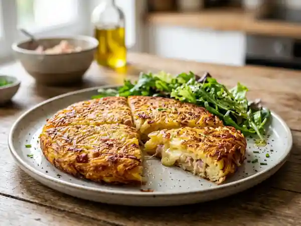 Paillasson croustillant jambon et comté - Photo de présentation