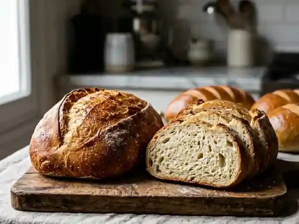 Pain au lait caillé à la mie filante - Photo de présentation
