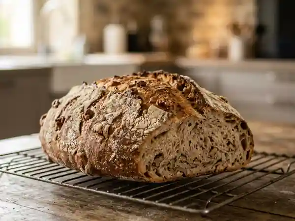 Pain Rustique aux Noix Croquantes - Photo de présentation