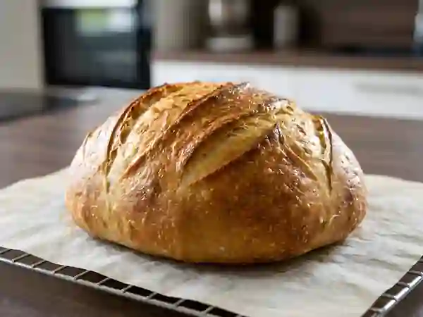 Pain blanc à la croûte craquante - Photo de présentation
