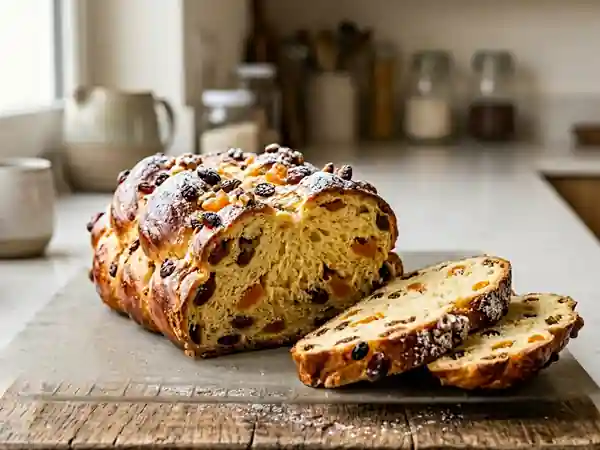 Pain Brioché Allemand aux Fruits Secs - Photo de présentation