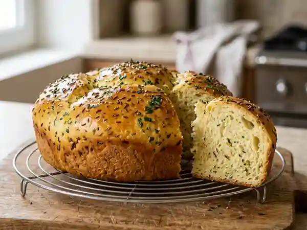 Pain brioché aux fines herbes et cumin : recette moelleuse et parfumée - Photo de présentation