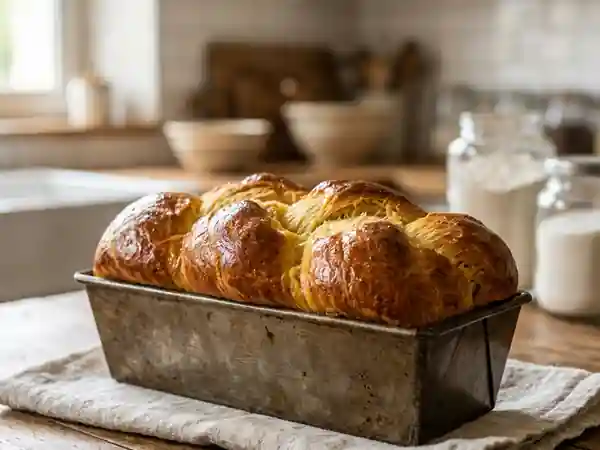Pain brioché à la mie filante et aérée - Photo de présentation