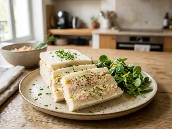 Pain de crabe onctueux au citron - Photo de présentation